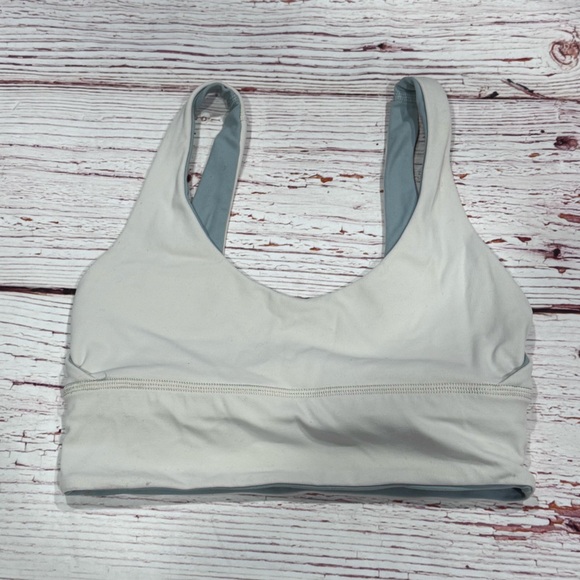Lululemon Align Reversible Bra in Silver Blue / White Opal Sz 4 - Picture 11 of 14